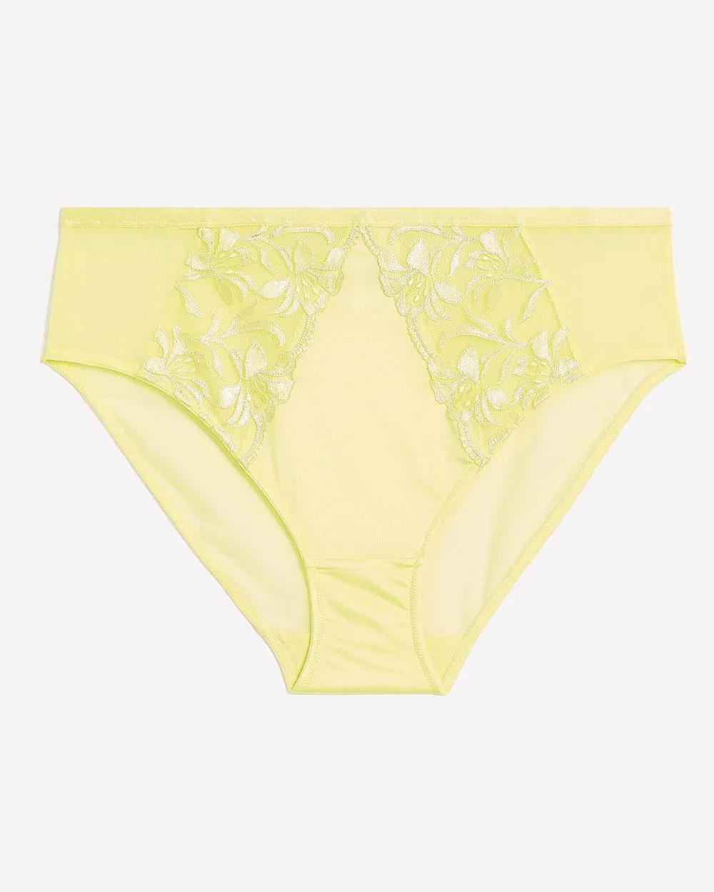Satin High-Cut Brief with Embroidery - Déesse Collection sold by Reitmans product image thumbnail 5