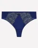 Satin Thong with Embroidery - Déesse Collection sold by Reitmans