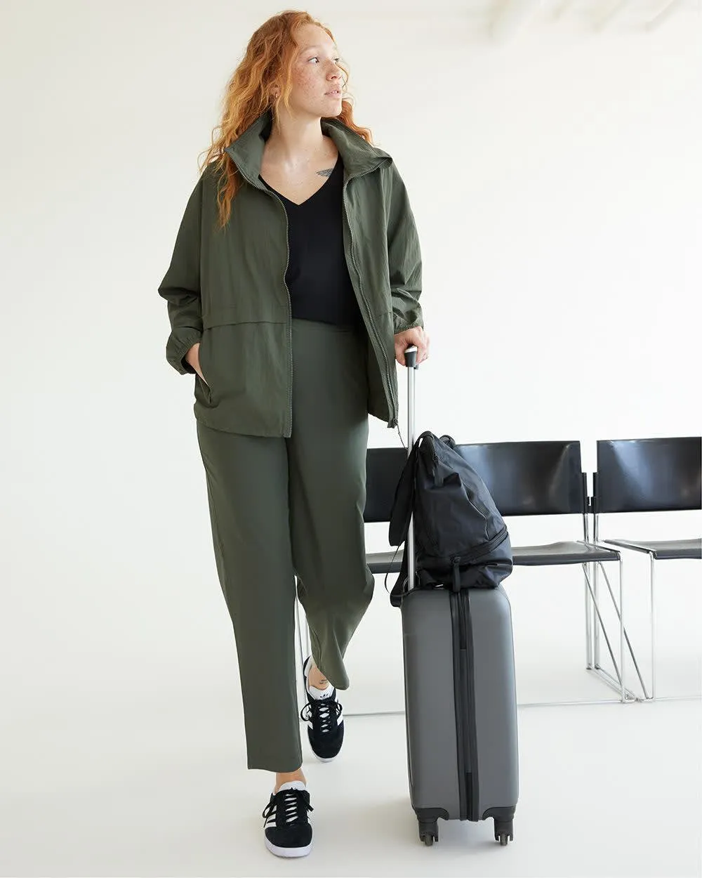 Slim-Leg Pant with Elastic Waistband - Hyba sold by Reitmans product image thumbnail 3