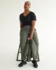 Slim-Leg Pant with Elastic Waistband - Hyba sold by Reitmans