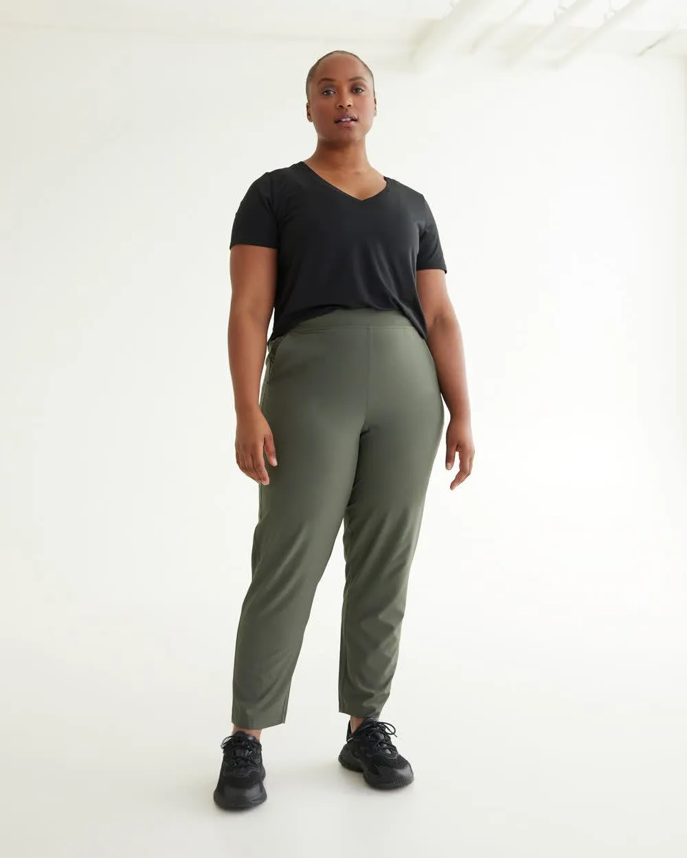Slim-Leg Pant with Elastic Waistband - Hyba sold by Reitmans product image thumbnail 5