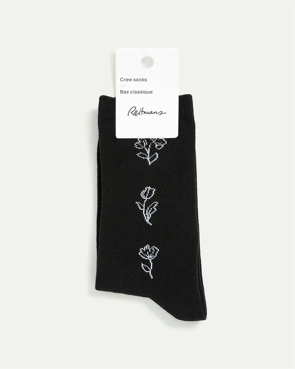 Cotton Socks with Floral Pattern sold by Reitmans product image thumbnail 2
