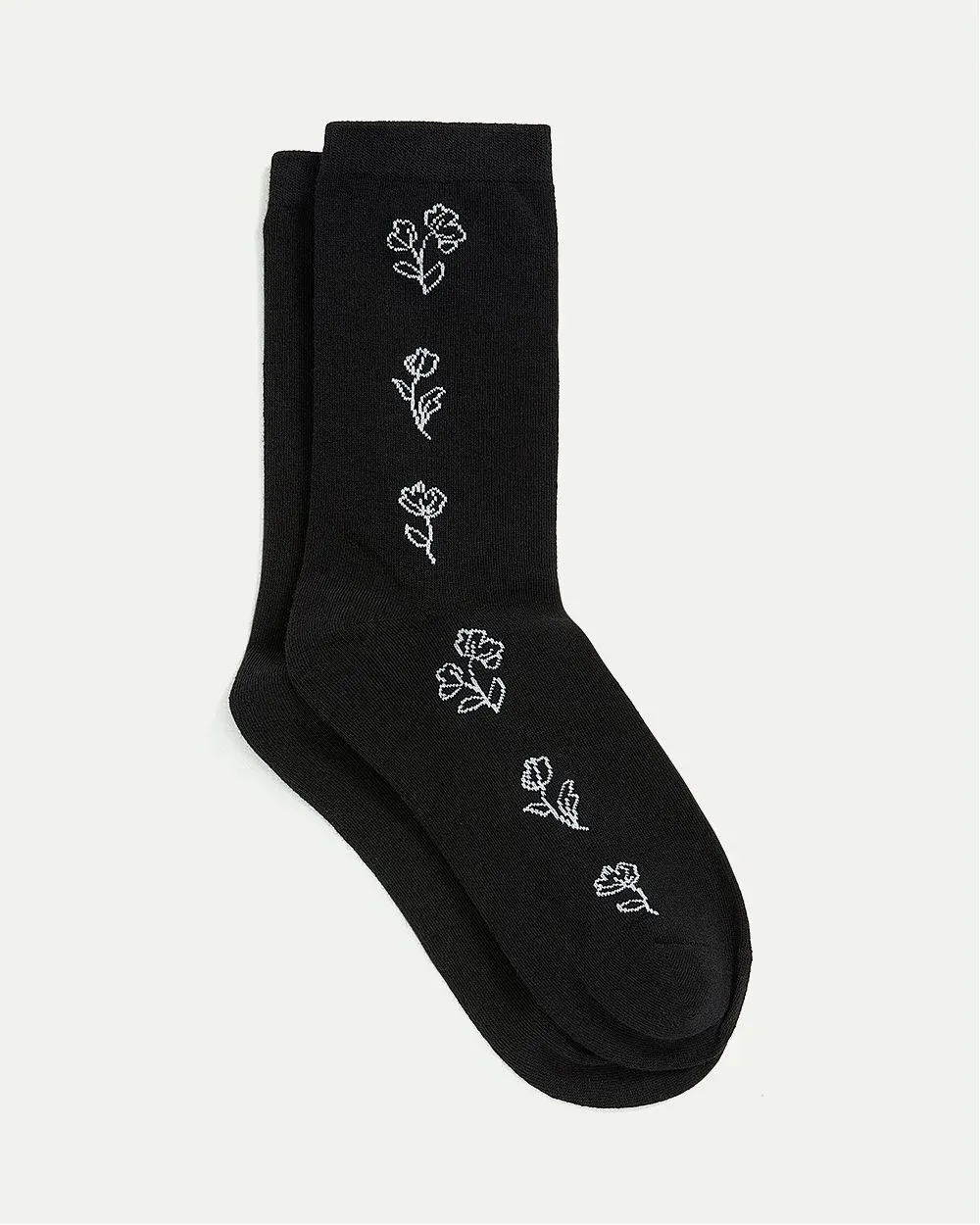 Cotton Socks with Floral Pattern sold by Reitmans product image thumbnail 4