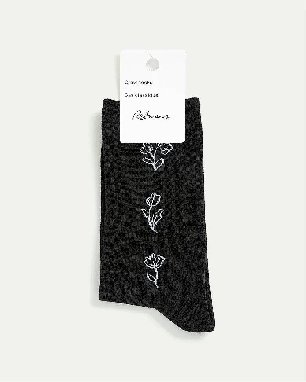 Cotton Socks with Floral Pattern sold by Reitmans product image thumbnail 5