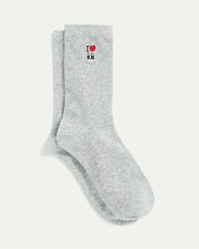 "I Love Dogs" Cotton Socks sold by Reitmans