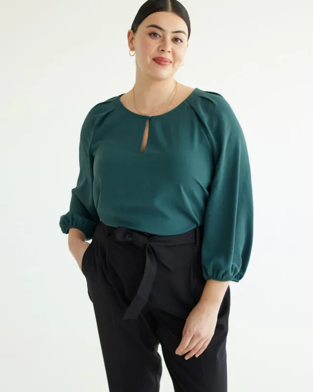 Long-Sleeve Scoop-Neck Blouse sold by Reitmans