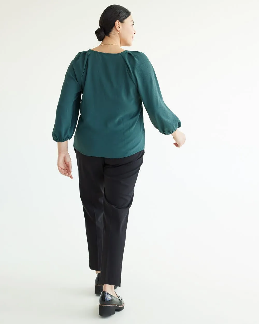 Long-Sleeve Scoop-Neck Blouse sold by Reitmans product image thumbnail 2