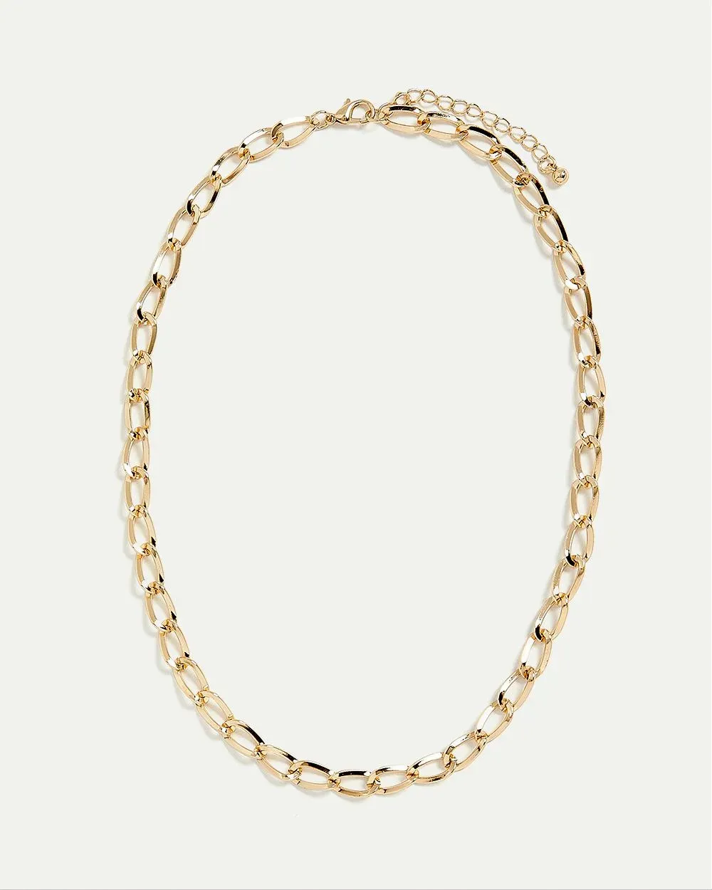 Short Oval Link Chain Necklace sold by Reitmans product image thumbnail 4