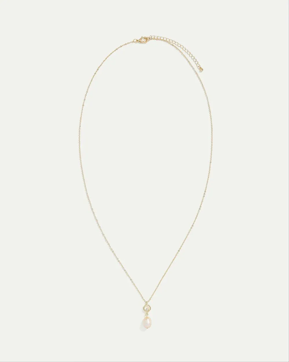 Long Necklace with Large Pearl Pendant sold by Reitmans product image thumbnail 4