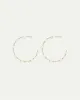 Open Hoops with Pearls sold by Reitmans