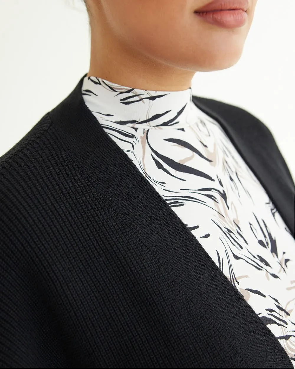 Long-Sleeve Open Cardigan with Pockets sold by Reitmans product image thumbnail 4