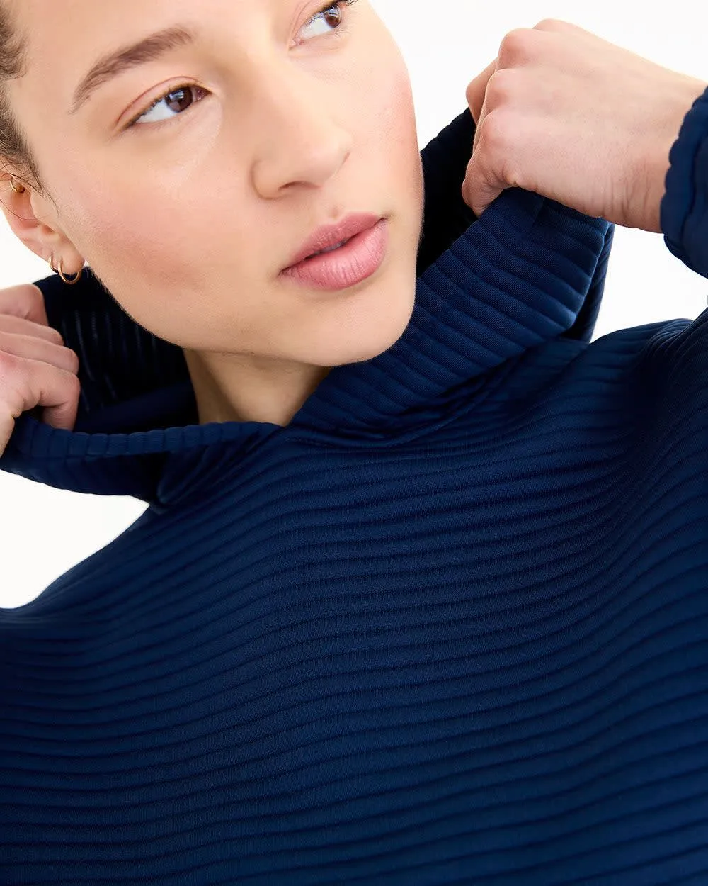 Hooded Pullover with Adjustable Hem - Hyba sold by Reitmans product image thumbnail 4