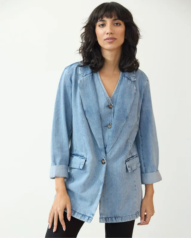 Denim Blazer sold by Reitmans