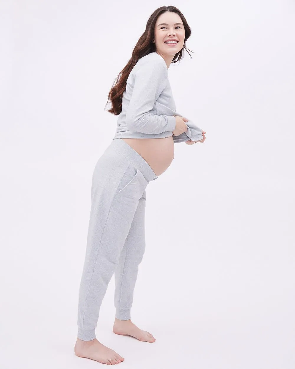 French Terry Jogger Pant - Thyme Maternity sold by Reitmans product image thumbnail 2