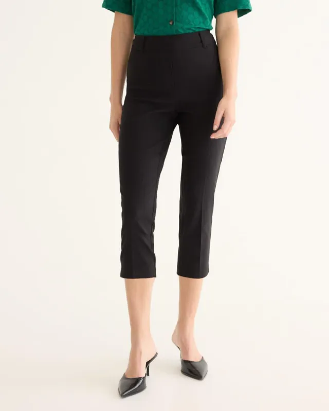 Slim-Leg High-Rise Capri Pants - The Iconic (R) - Petite sold by Reitmans
