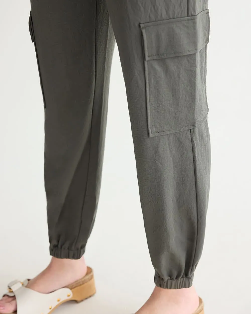 High-Rise Piqué Jogger Pant sold by Reitmans product image thumbnail 5