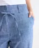 Wide-Leg Cropped Chambray Pant - Petite sold by Reitmans