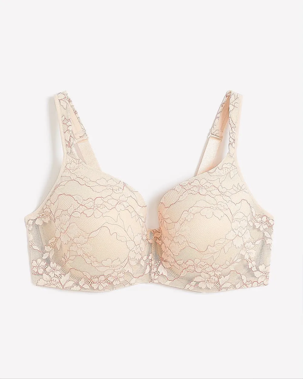 Underwire Two-Tone T-Shirt Bra with Lace - Déesse Collection sold by Reitmans product image thumbnail 5
