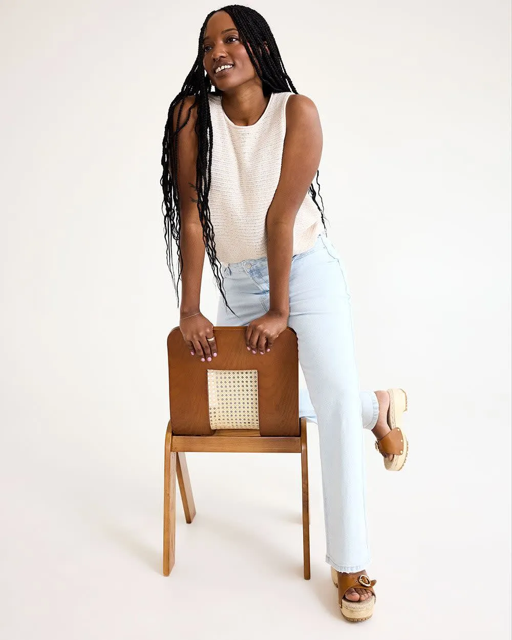 Straight-Leg Mid-Rise Jean - The Classic - Tall sold by Reitmans product image thumbnail 3