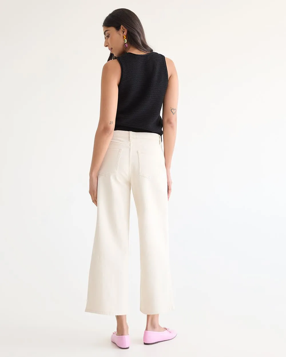 Wide-Leg High-Rise Cropped Jean sold by Reitmans product image thumbnail 2