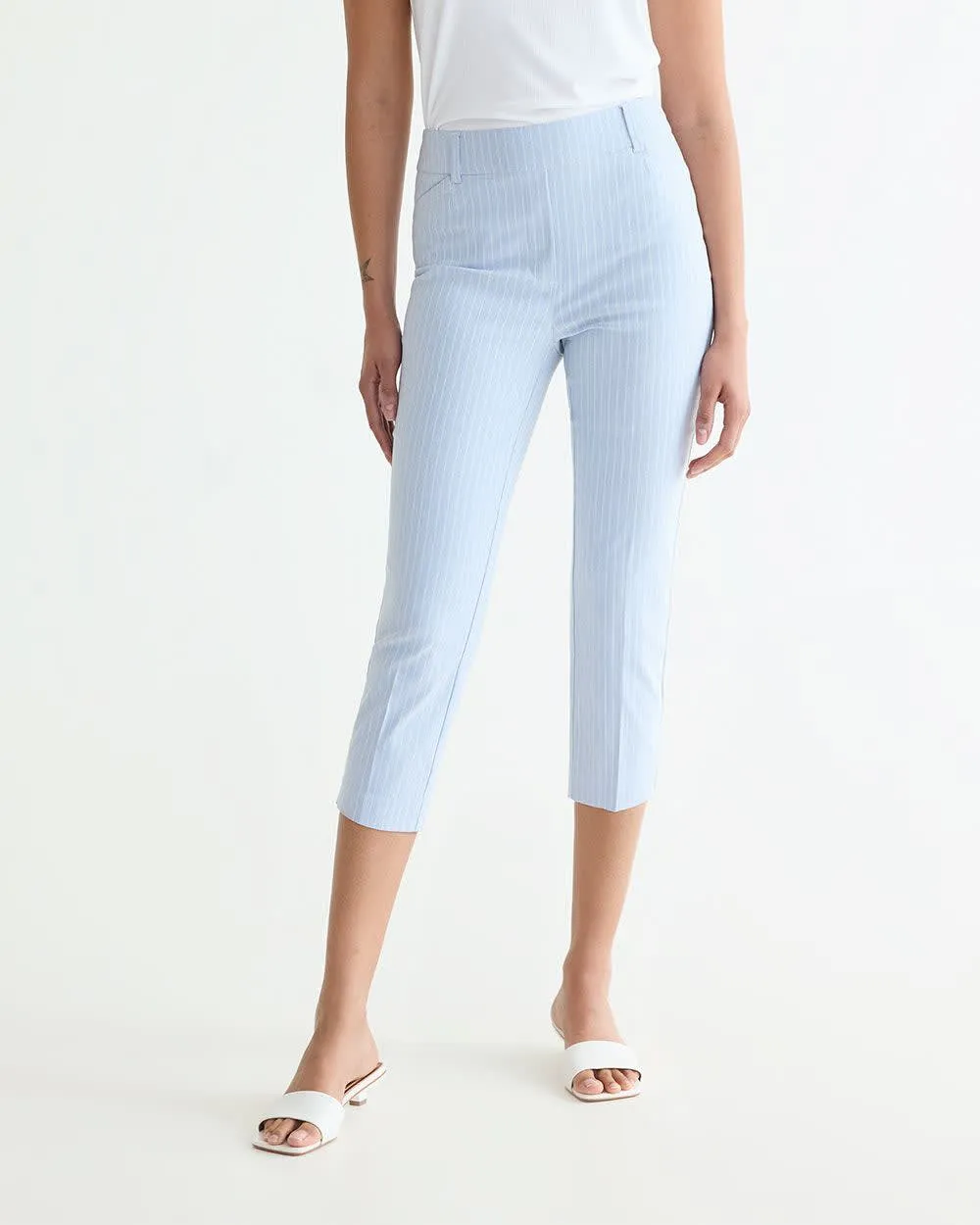 Slim-Leg High-Rise Capri Pants - The Iconic (R) sold by Reitmans product image thumbnail 4