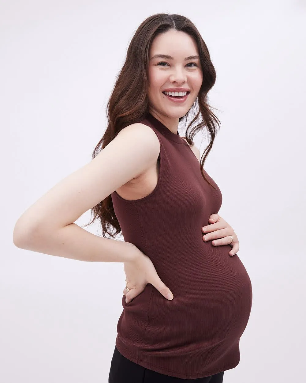 Ribbed Tank - Thyme Maternity sold by Reitmans