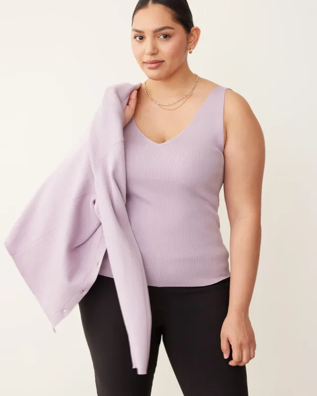 V-Neck Ribbed Tank sold by Reitmans