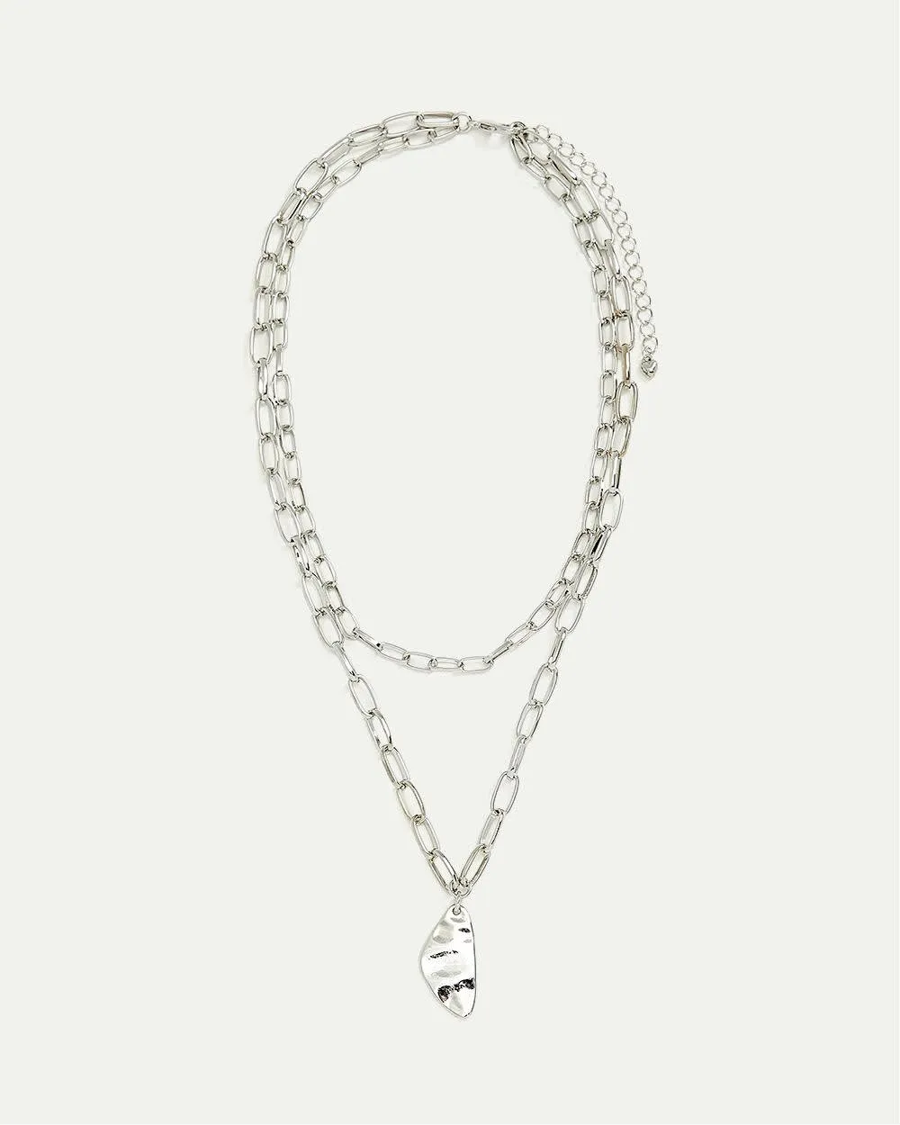 Short Paperclip Chain with Unique Pendant sold by Reitmans product image thumbnail 2