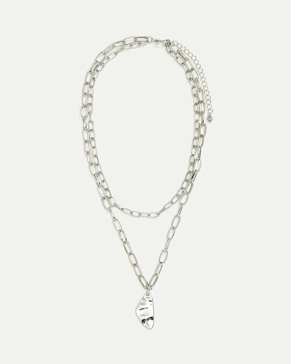 Short Paperclip Chain with Unique Pendant sold by Reitmans product image thumbnail 4