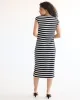 Extended-Sleeve Crew-Neck Midi Dress sold by Reitmans