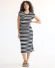 Extended-Sleeve Crew-Neck Midi Dress sold by Reitmans
