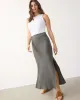Pull-On Ribbed Maxi Skirt with Side Slit sold by Reitmans