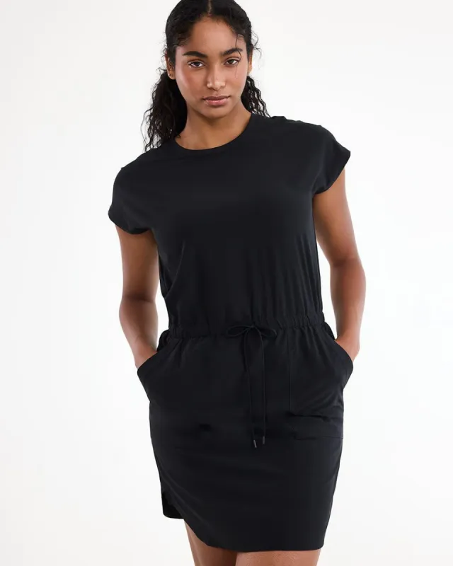 Stretch Woven Dress with Inner Short - Hyba sold by Reitmans