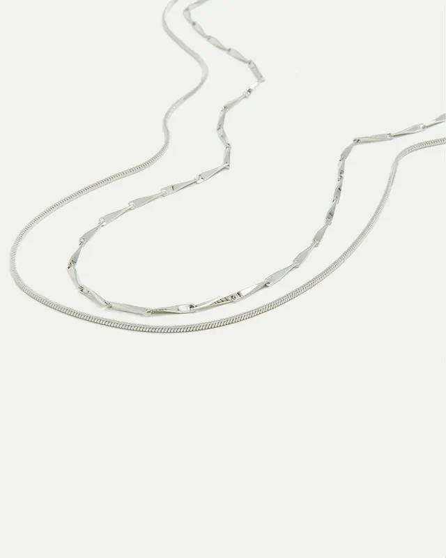 Long Double-Chain Necklace sold by Reitmans