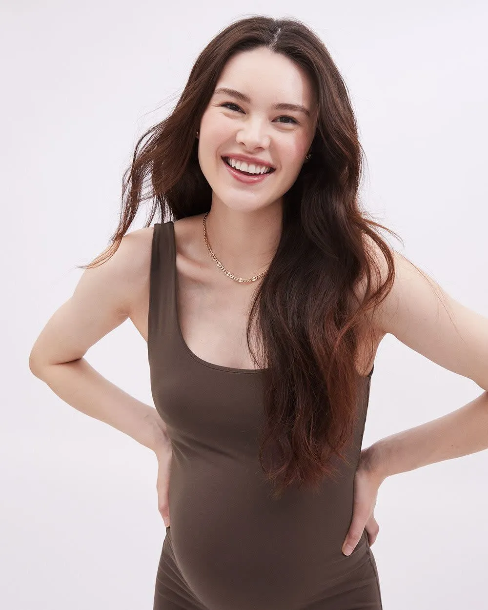 Soft Touch Long Bodycon Jumpsuit - Thyme Maternity sold by Reitmans product image thumbnail 5