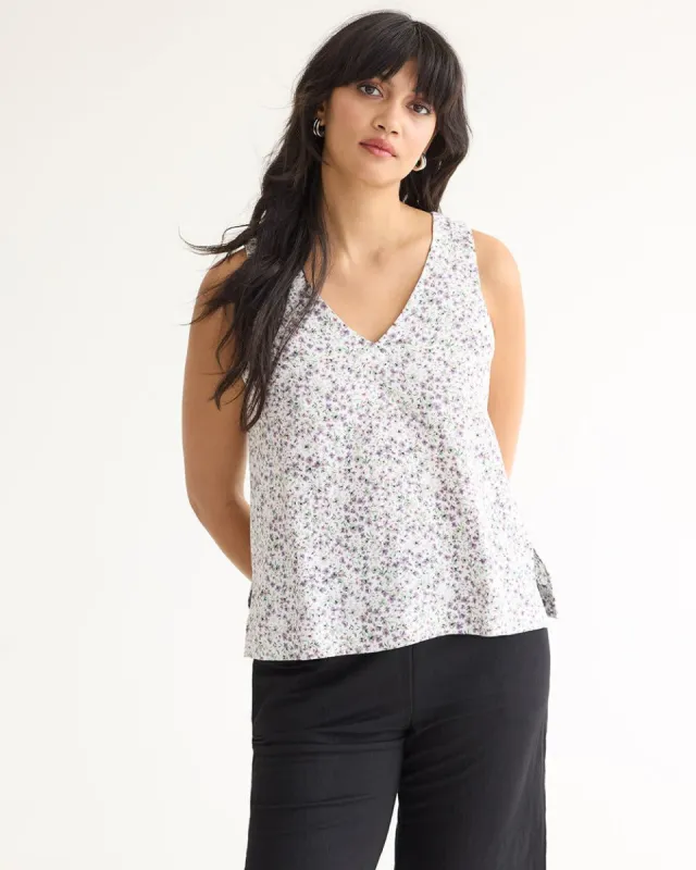 Sleeveless V-Neck Loose Blouse sold by Reitmans