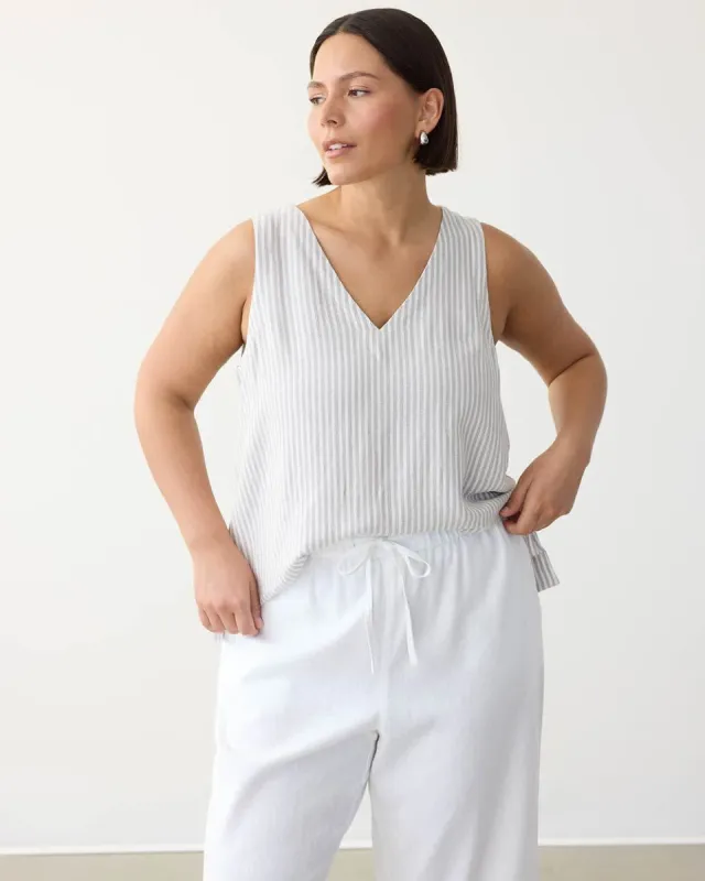 Sleeveless V-Neck Loose Blouse sold by Reitmans