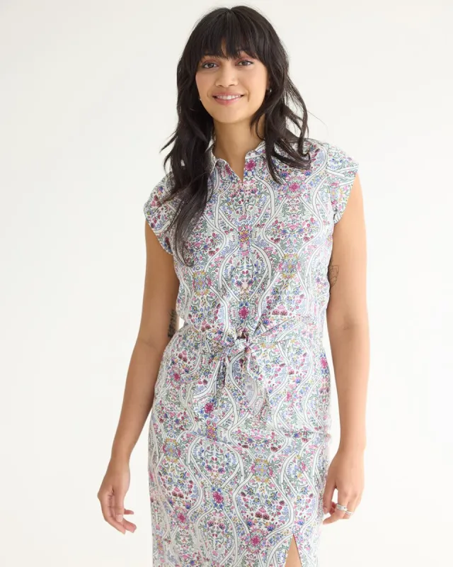 Extended-Sleeve Tie-Front Blouse sold by Reitmans