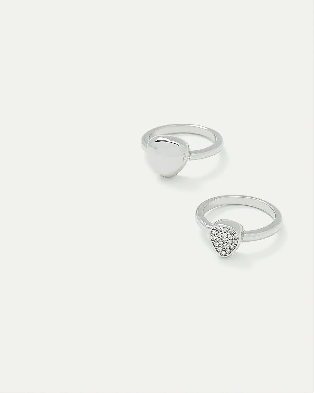 Pavé Rings - Set of 2 sold by Reitmans product image thumbnail 2