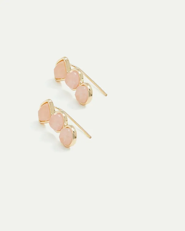 Earrings with Triple-Stone Pendant sold by Reitmans