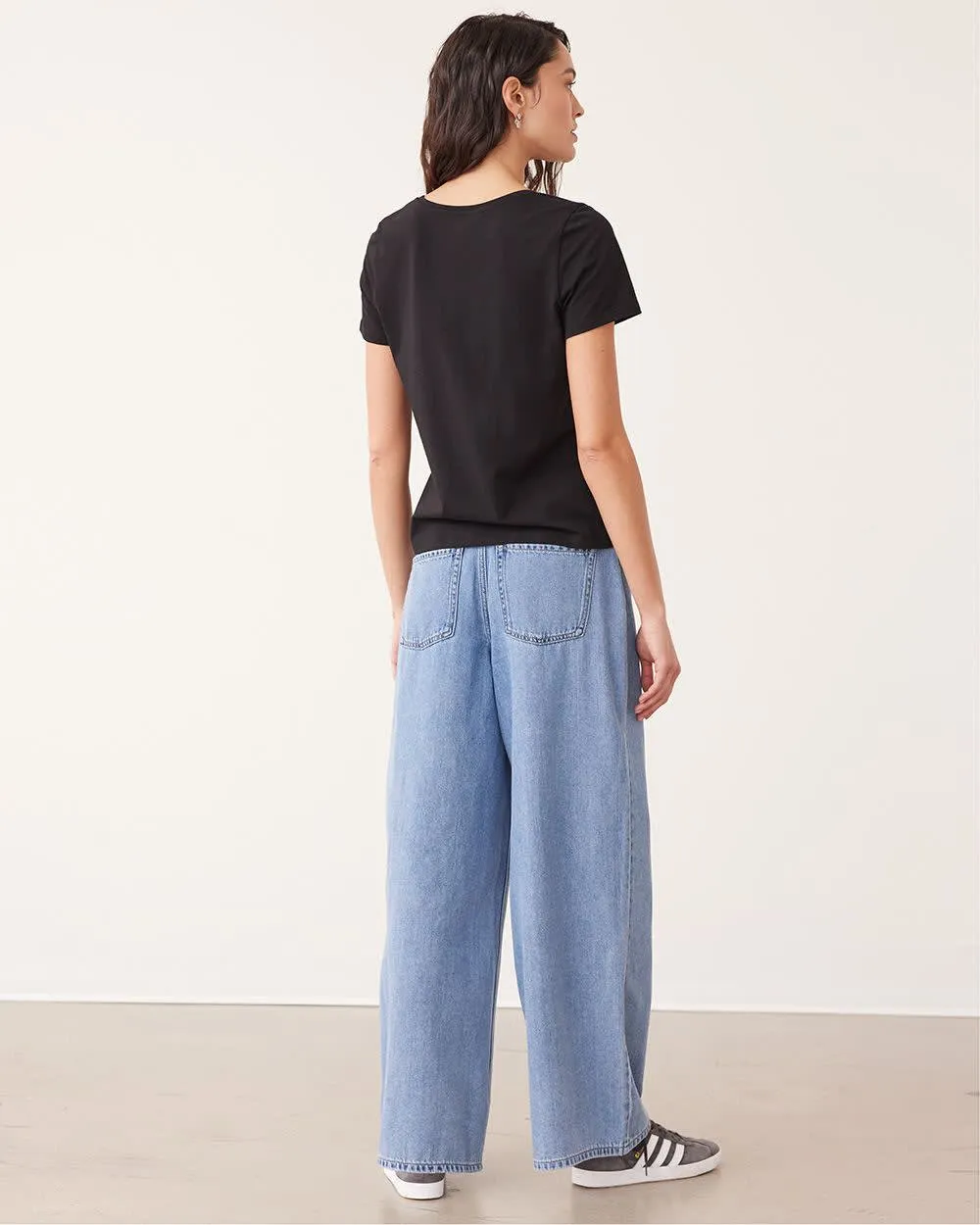 Scoop-Neck Cotton Tee - R Essentials sold by Reitmans product image thumbnail 2