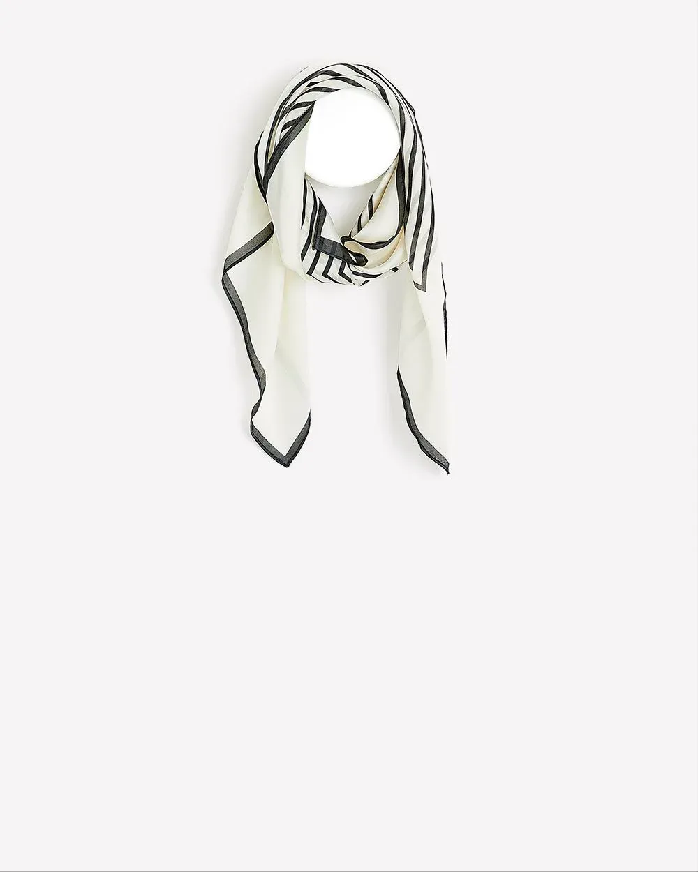 Striped Square Satin Scarf sold by Reitmans product image thumbnail 4