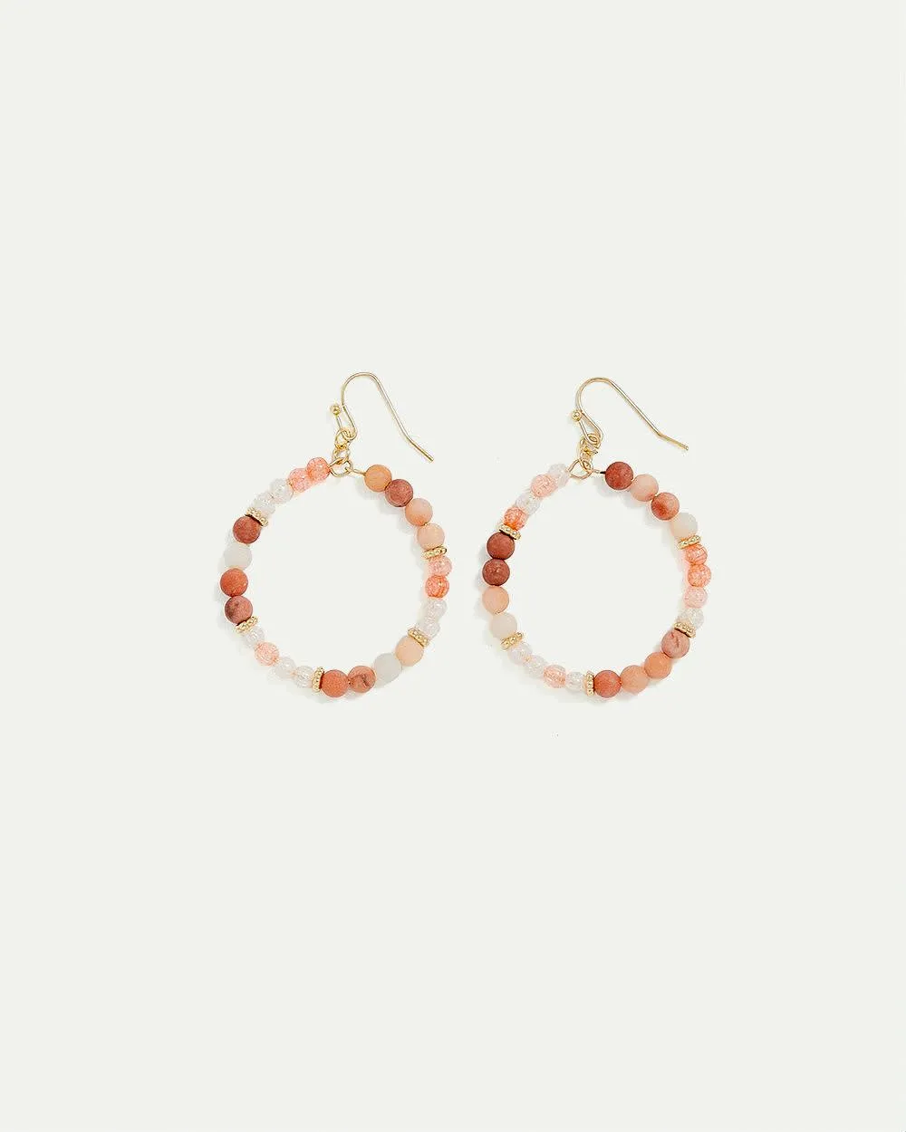 Studs with Beaded Hoop Pendants sold by Reitmans product image thumbnail 2