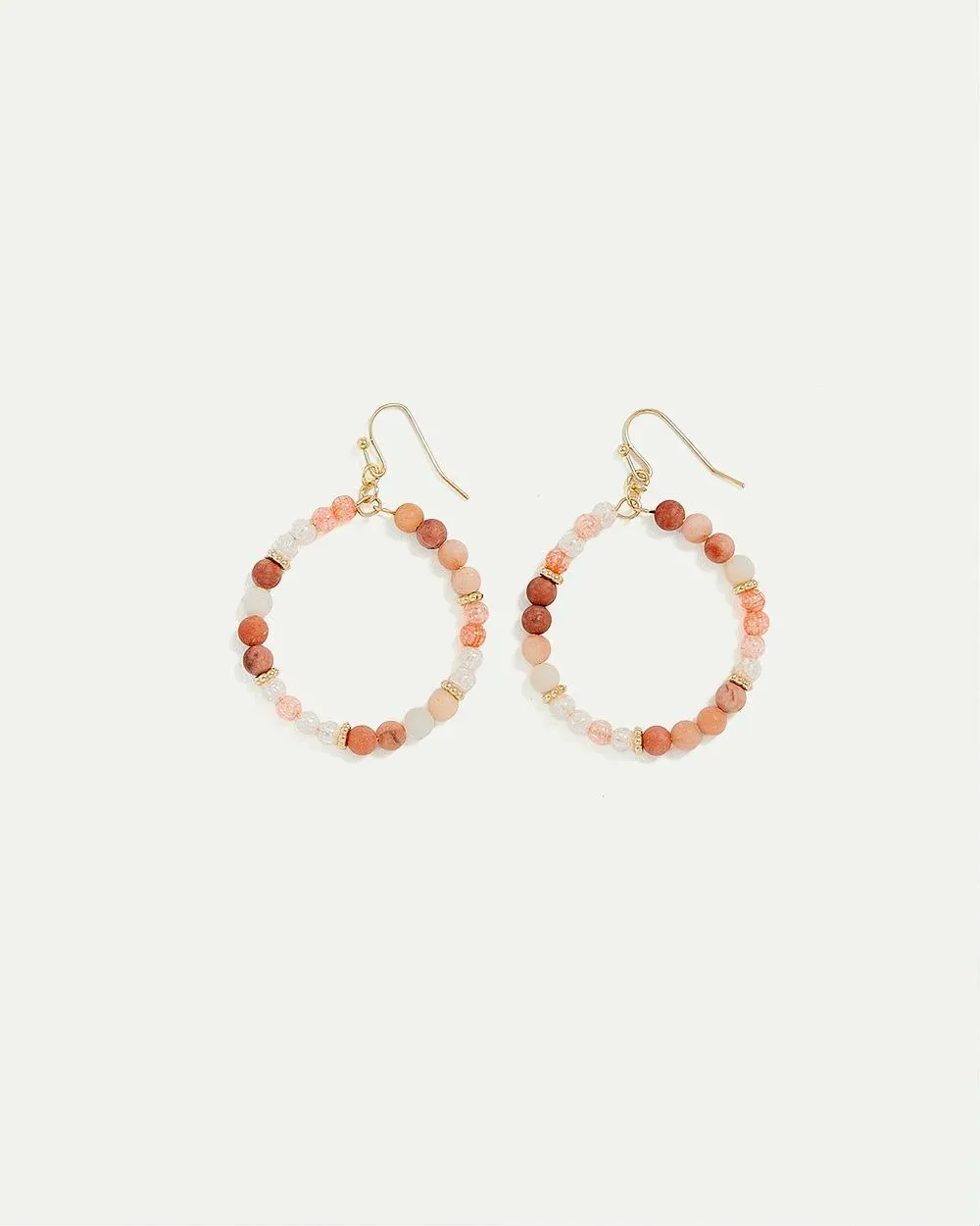 Studs with Beaded Hoop Pendants sold by Reitmans product image thumbnail 4