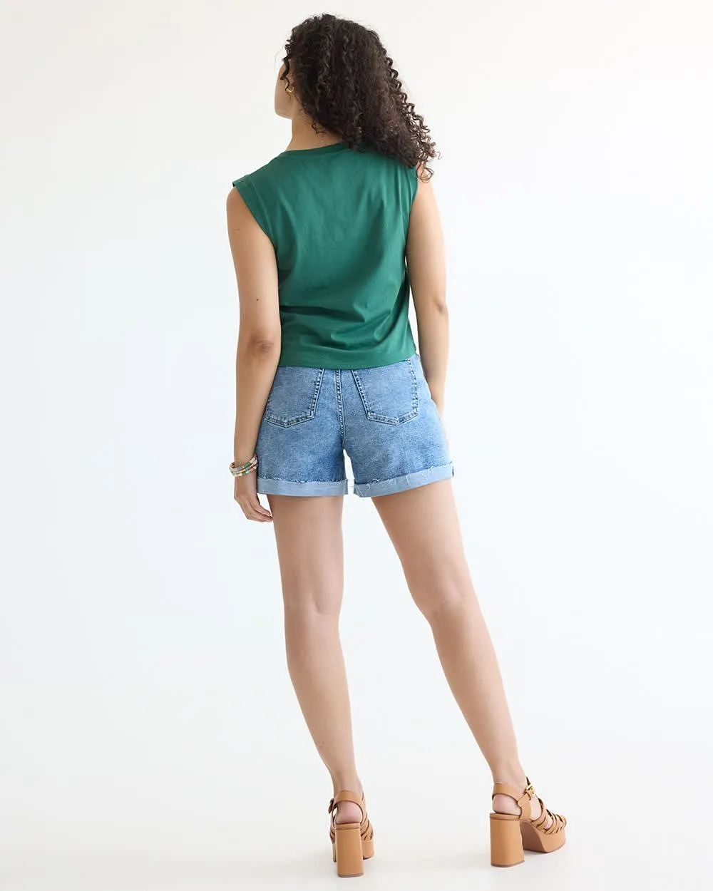 Cap-Sleeve Top with Scoop Neckline sold by Reitmans product image thumbnail 2