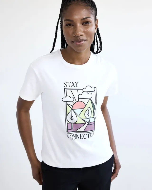 Short-Sleeve Crew-Neck Tee - Hyba sold by Reitmans