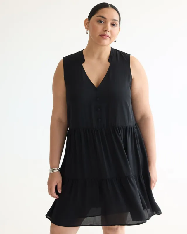 Sleeveless Tiered Swing Dress sold by Reitmans