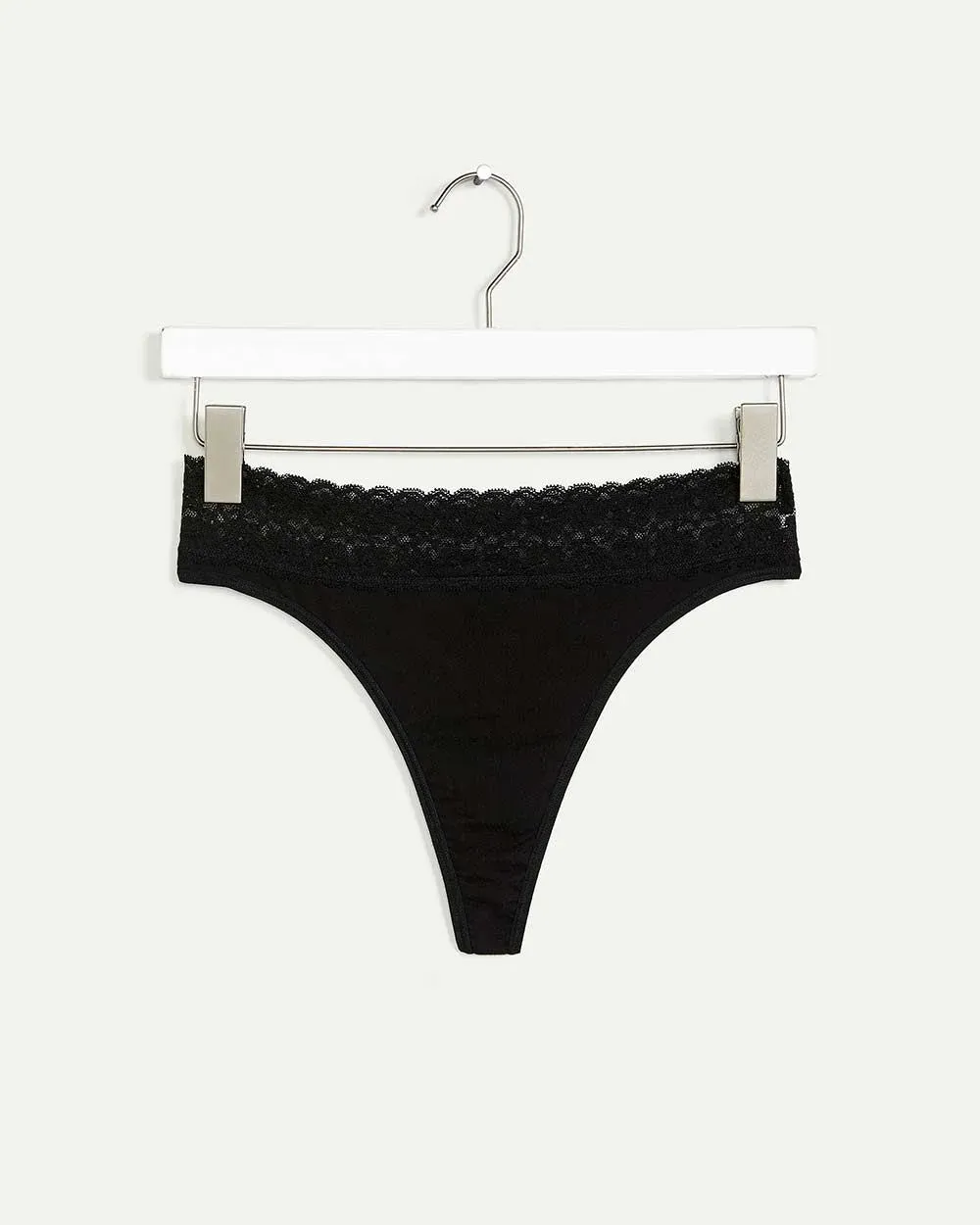 Cotton Tanga Panties with Lace Waistband - R Line sold by Reitmans product image thumbnail 4