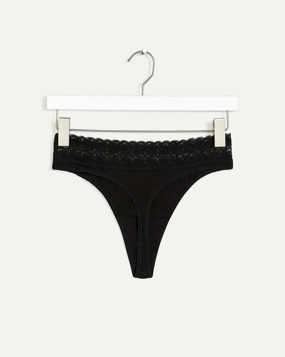 Cotton Tanga Panties with Lace Waistband - R Line sold by Reitmans product image thumbnail 5