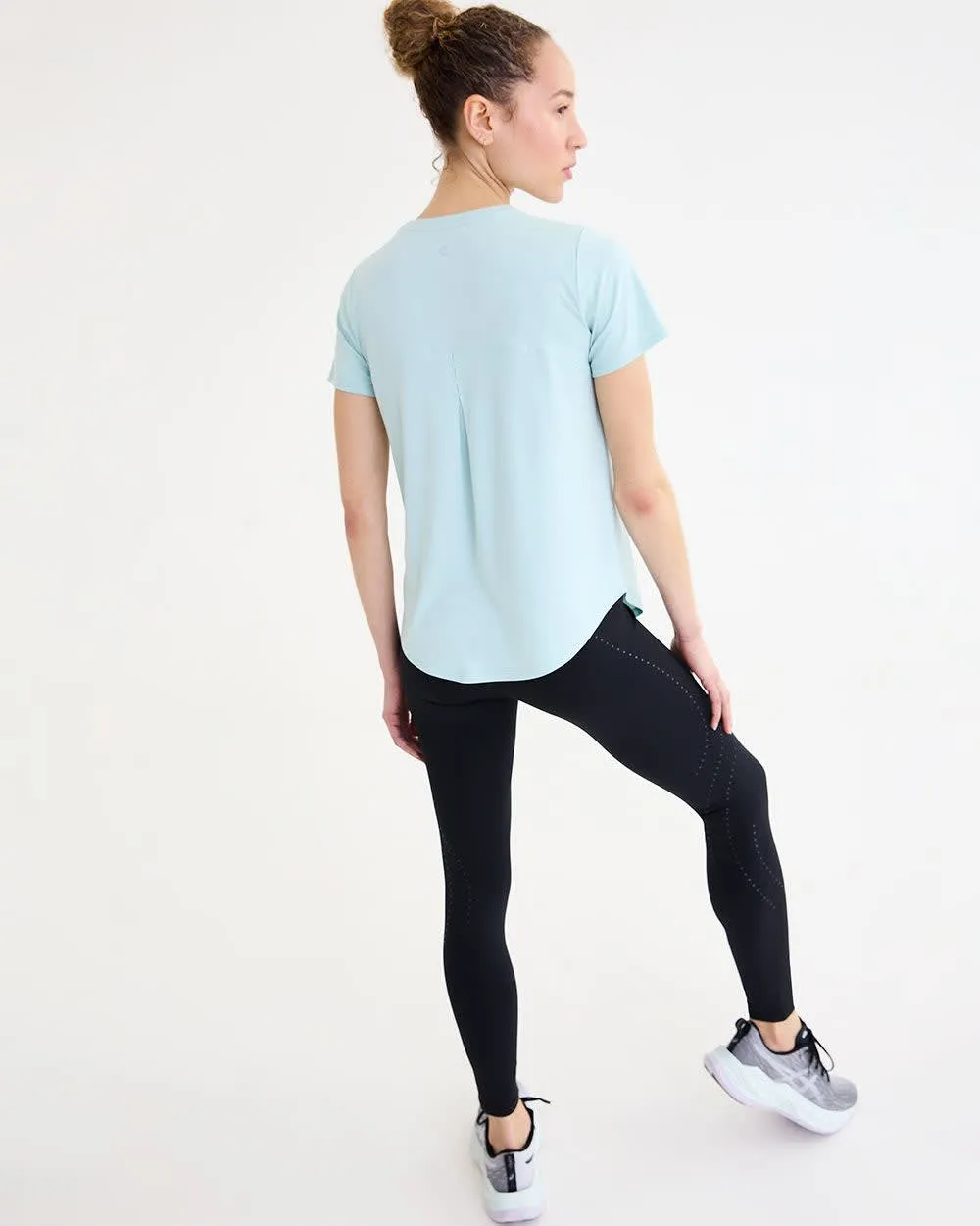 Short-Sleeve Crew-Neck Tee - Dry Lux Hyba Essentials sold by Reitmans product image thumbnail 2